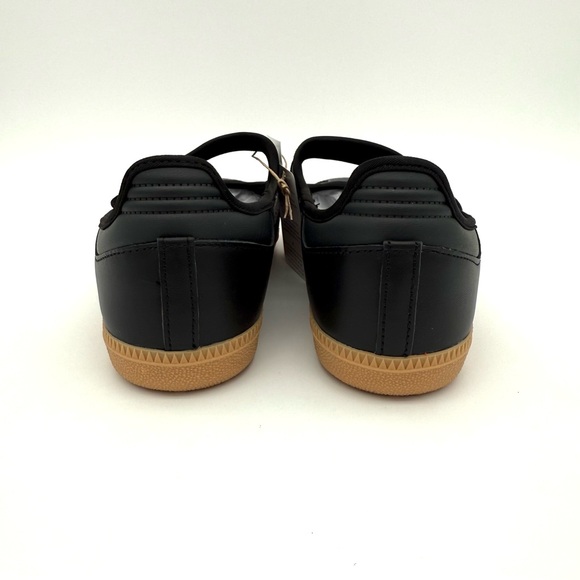 NIB NWT New adidas Women's Samba Jane Shoes Mary Janes Size 6.5 Black White - Picture 6 of 8